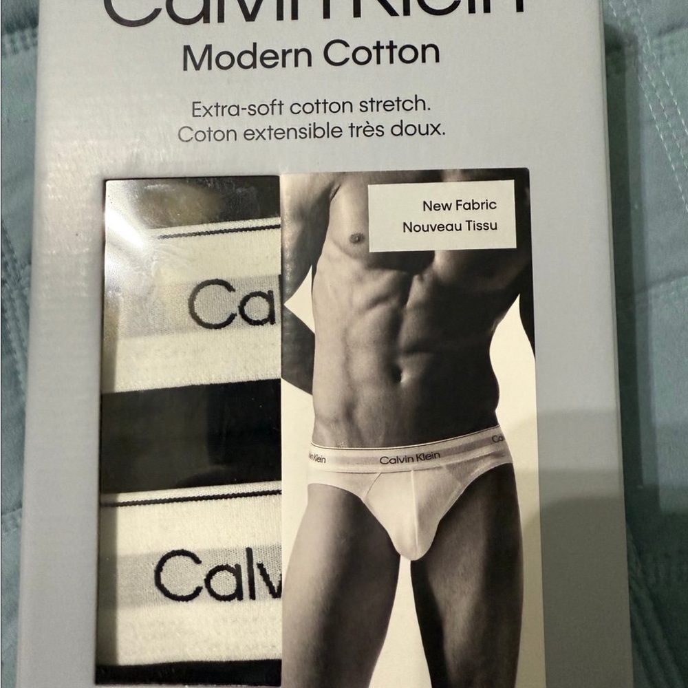 Calvin Klein Men's Modern Cotton Underwear - Black TWO PAIR